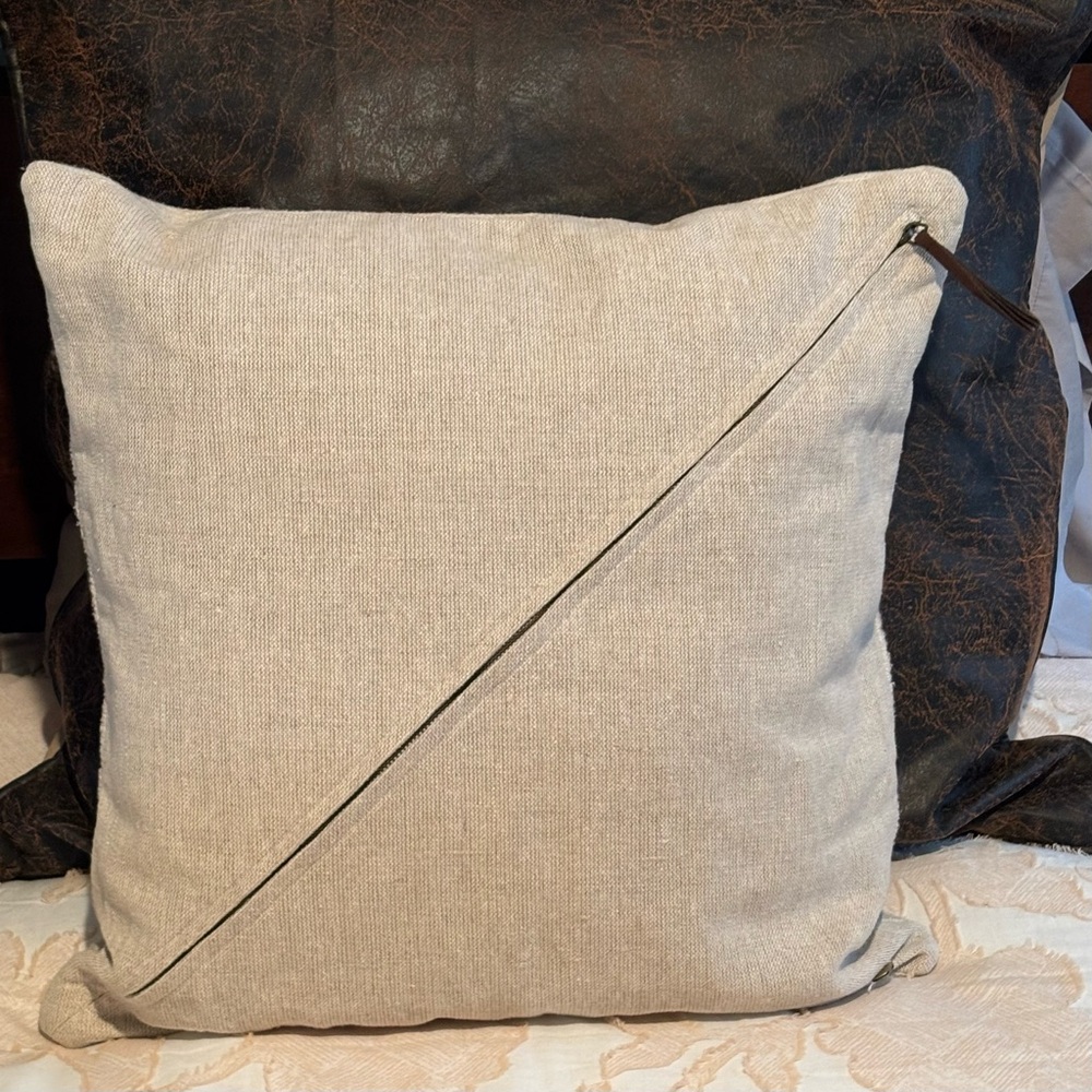 West Elm Set of Pillow Forms 20” x 20” w/Diagonal Zippers